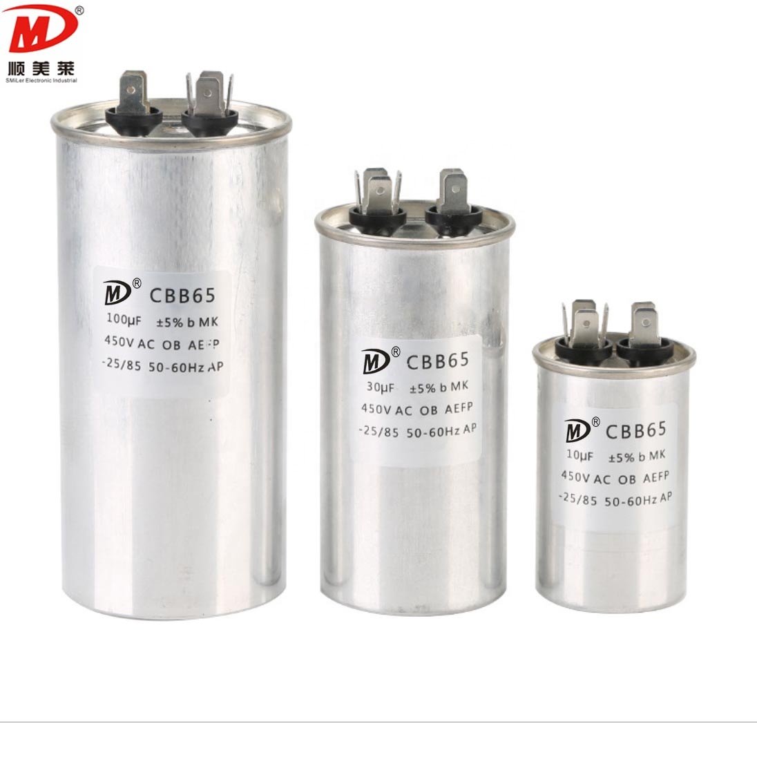 Smiler Manufacture Cbb65 air condition Capacitors Ac Compressor Capacitor Cbb65 Cbb65 Sh Condensador