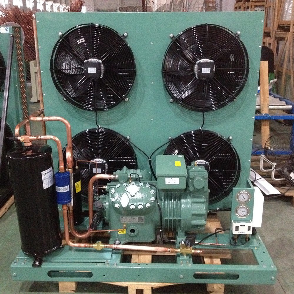 10 Ton Emerson Compressor Condensing Unit Air-Cooled Refrigeration Unit for Cold Room Blast Freezer Restaurants
