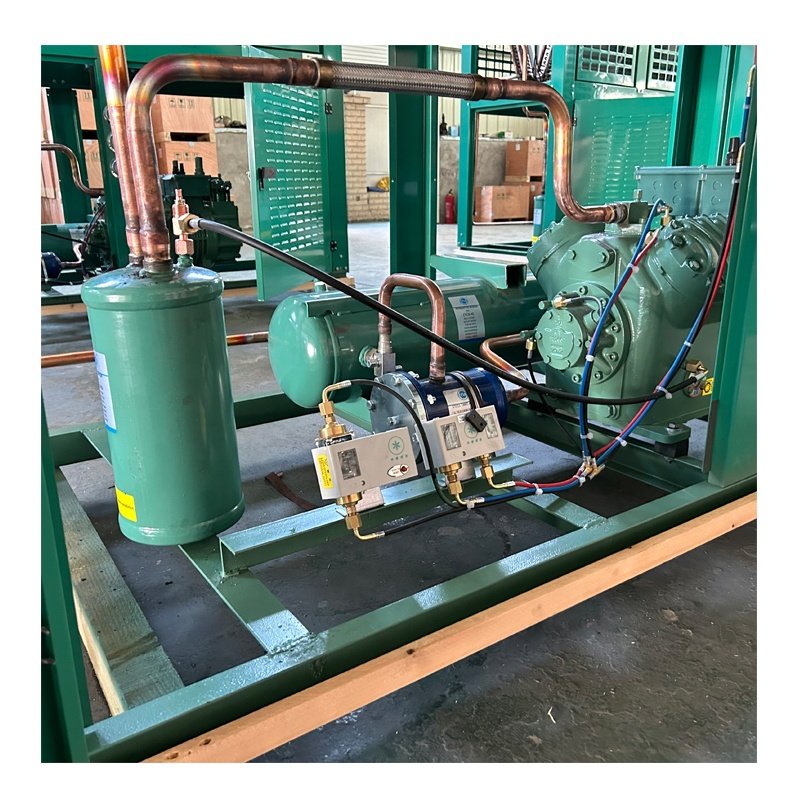 Factory Price 25hp 30hp Air-cooled Condenser Unit Evaporative R404a Condensing Unit Refrigeration Walk-in Freezer