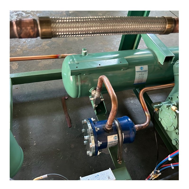 Factory Price 25hp 30hp Air-cooled Condenser Unit Evaporative R404a Condensing Unit Refrigeration Walk-in Freezer