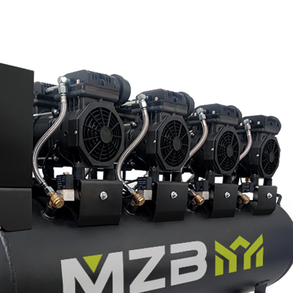 Factory Direct Sell 6.8hp 140l 8bar Oil Free Noiseless air Compressor
