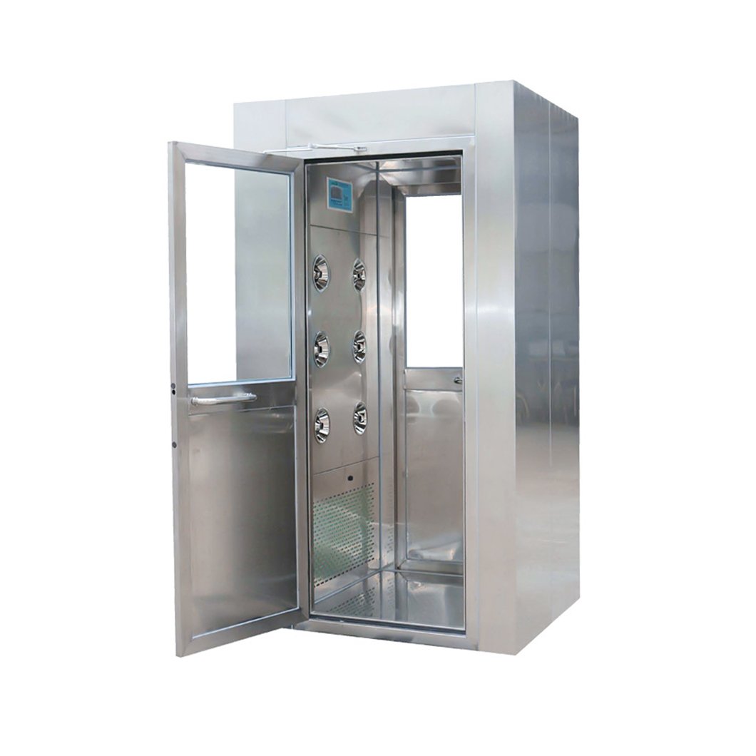 GMP Manufacturer Stainless Steel/Coated Steel Single Person Air Shower Room for Clean Room Project