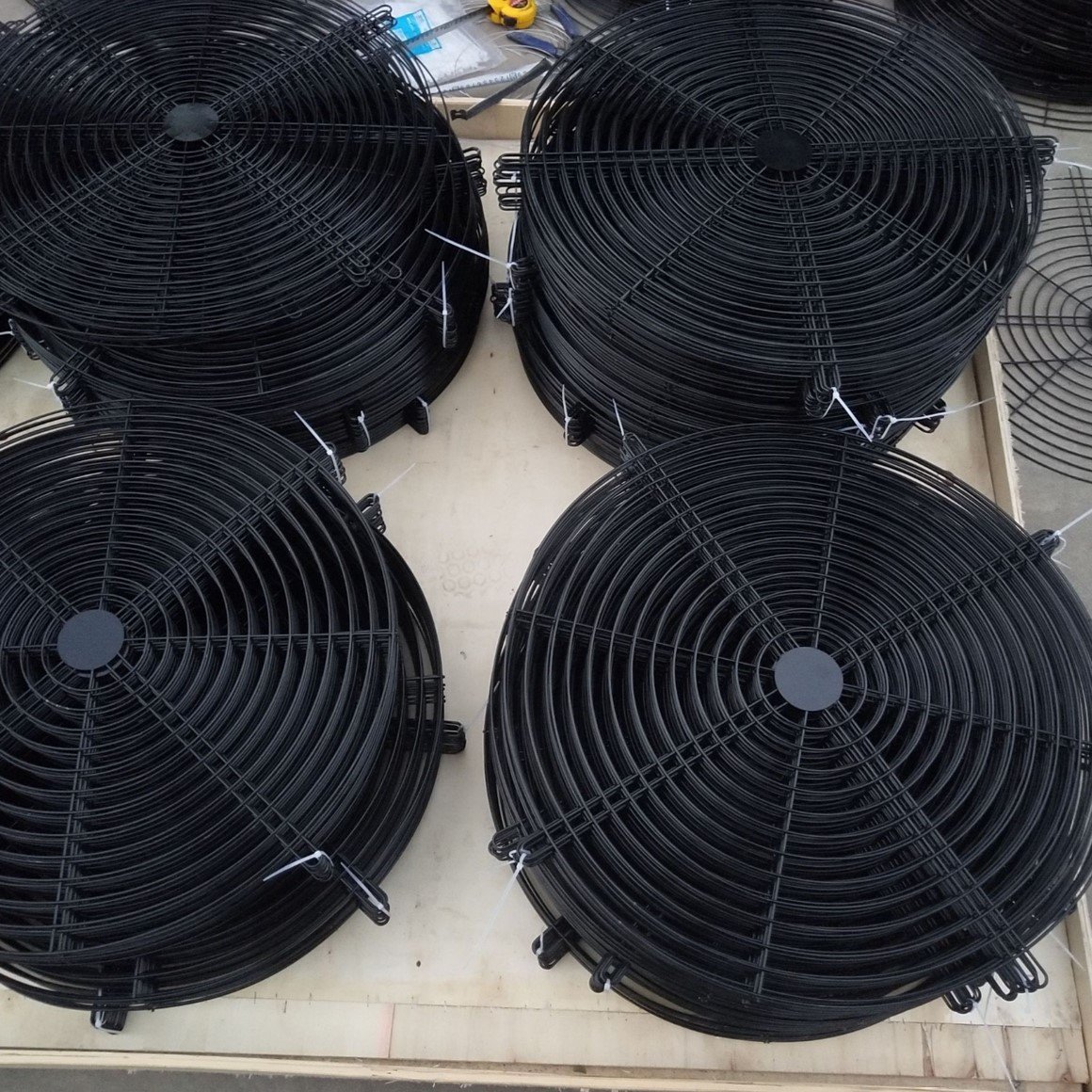 Metal Fan Cover, Condenser Fan Guard, Industrial Exhaust Fan Grille