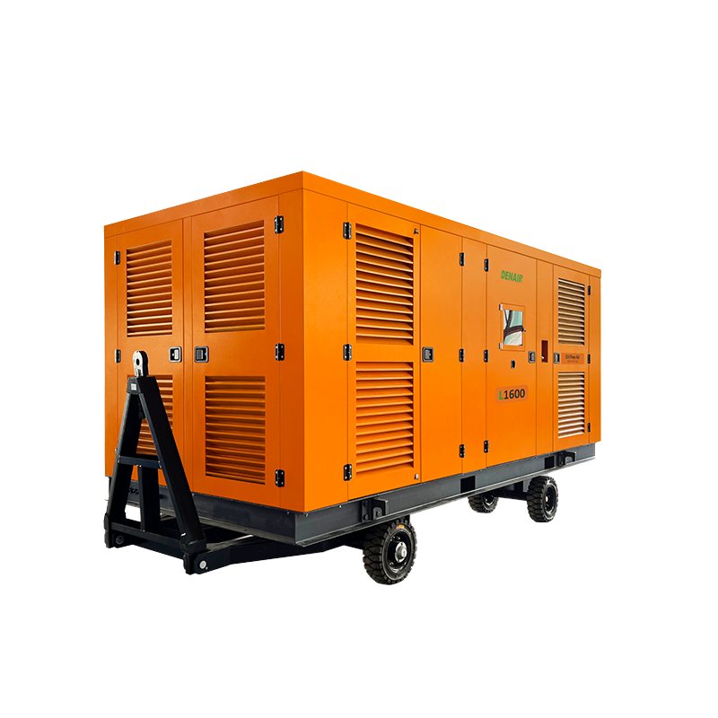 Portable Air Compressor 116KW LGCY12F/10 Screw Diesel Driven Direct 10Bar 380V AC/Gas Oil-less Including Pump Air End
