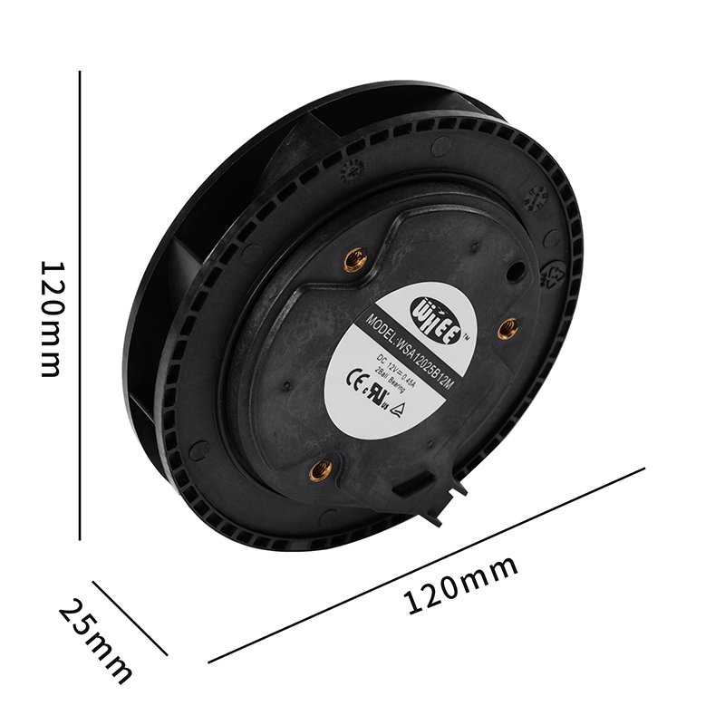 OEM High Speed 120X25mm Brushless Air Blower 24V 12V DC Fan Blower 120mm 12025 Air Purifier Centrifugal Fan