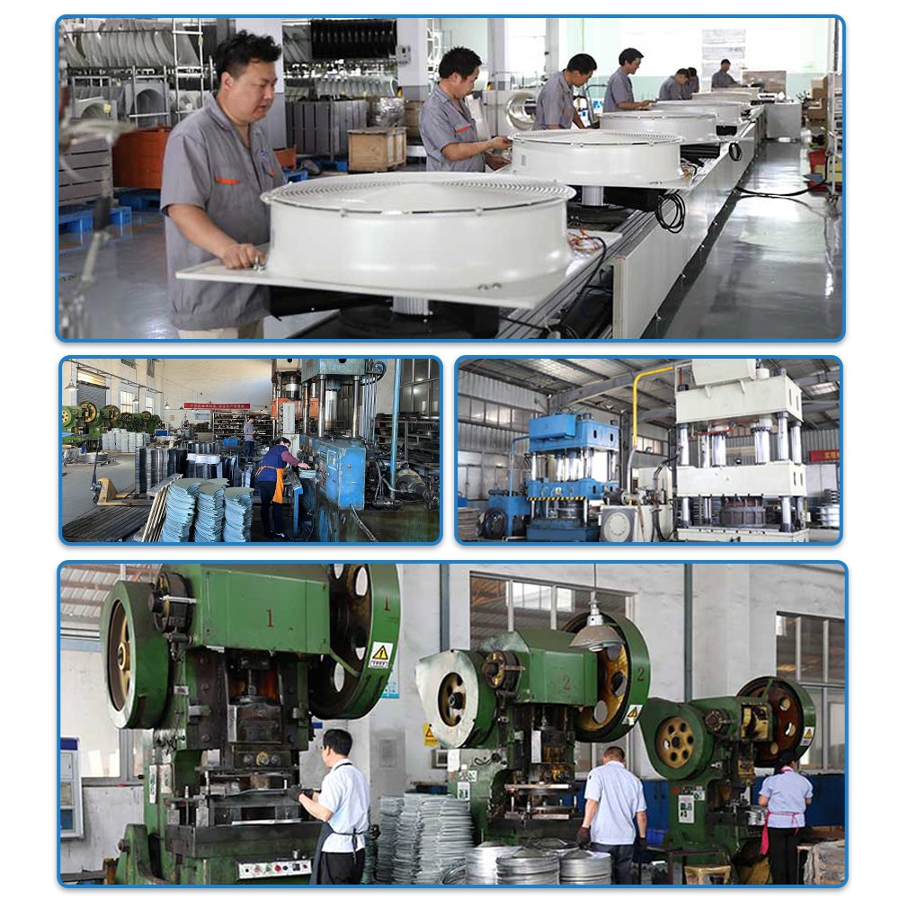Sanxin Factory OEM Custom Low Noise High Speed 6 Blades Industrial Fan Blade for Axial Fan Blower