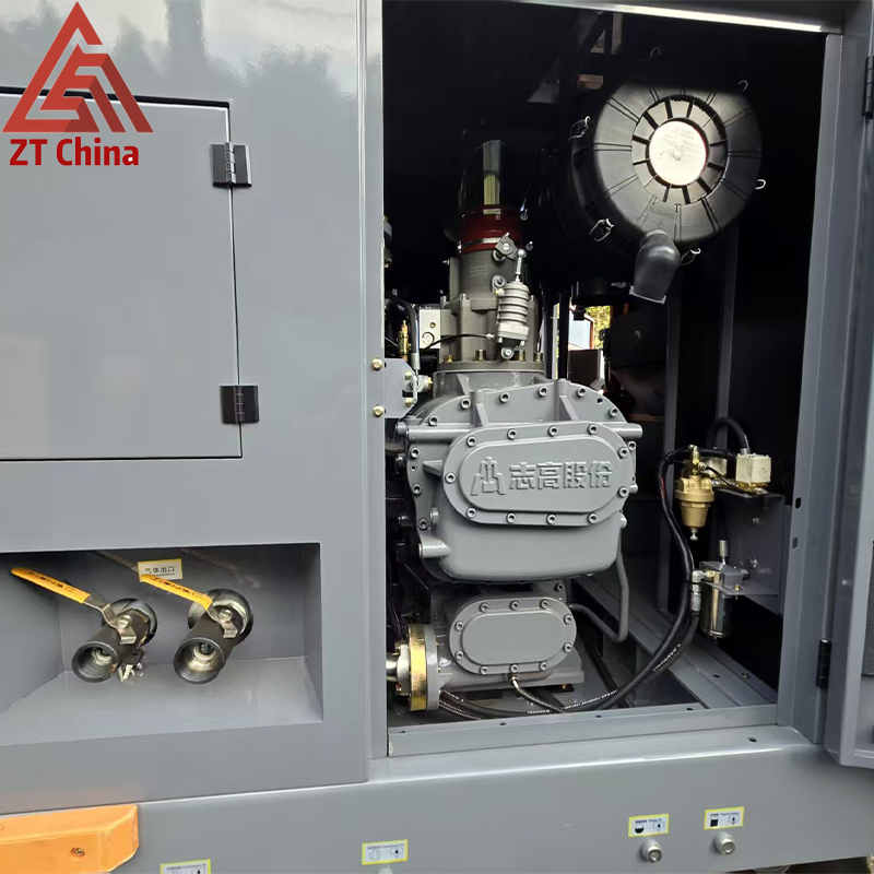 410 SCYT Mining Industry Diesel Engine Portable Screw Air Compressor With Wheels