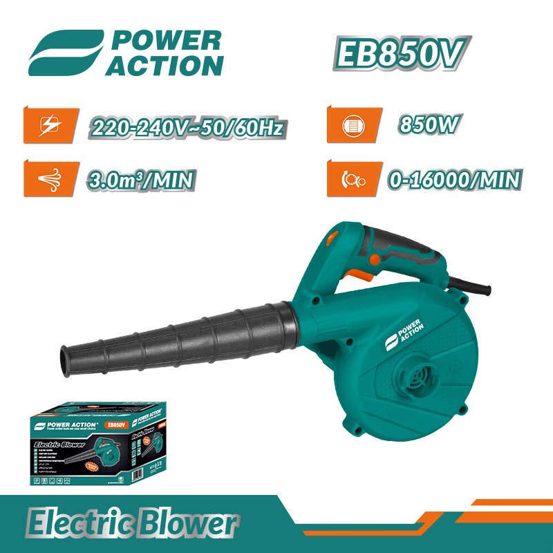 850W Electric Power Air Blower Fan Pump Industrial Inflatable Bouncer Blower