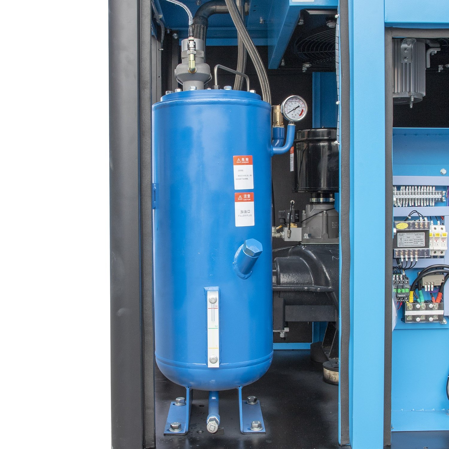 GREAT 90kw 500cfm 8bar Industrial Screw Air Compressor China Brand Wholesale Industrial Compressors