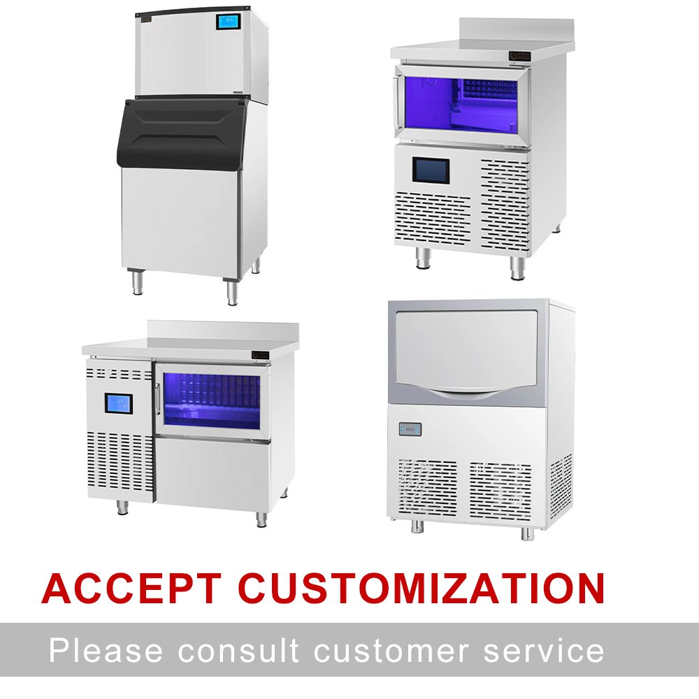 Industrial Cube Ice Machine with Automatic Packing System Large and Small Capacity for Water Use