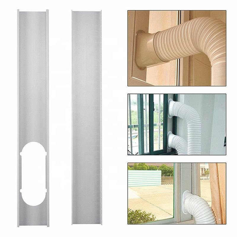 AC Exhaust Hose Seal Panels Set Ac Accessories Air Conditioner Sealing Plate Vent Unit Portable Air Conditioning Window Kit