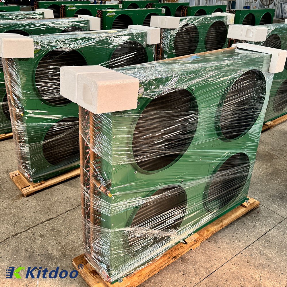 Custom Heat Exchanger Fin Condenser Air-Cooled Condenser For Restaurants Retail Hotels Cold Room