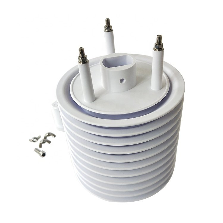 BGT 4-20mA RS485 3.3V Outdoor Ambient air Temperature Humidity Sensor Probe with Solar Radiation Shiled for Weather Station