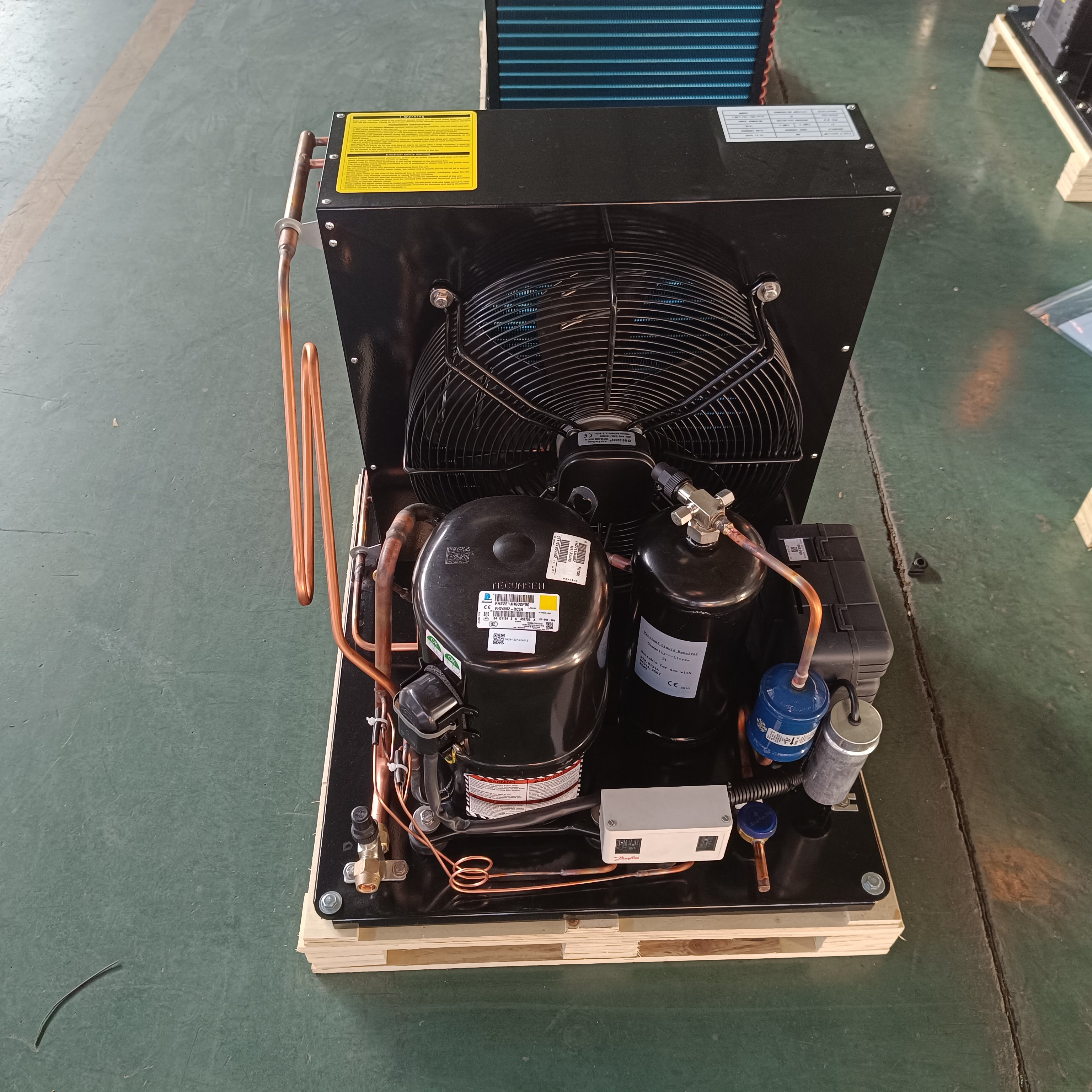Long-Lasting Air-Cooled Condensing Unit Copeland Energy Saving for Fruit Vegetable Meat Refrigerators Beautiful Appearance