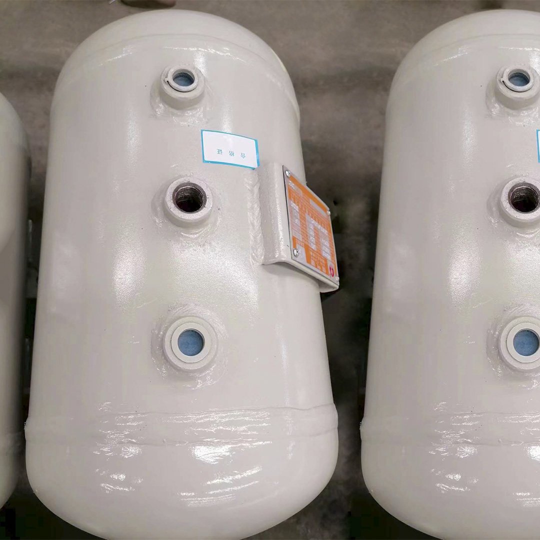 ZHTV Tank Horizontal Type 25L/50L/ 80L/ 100L Working Pressure Air Steam N2 O2 Water Easier to Move Air Tank