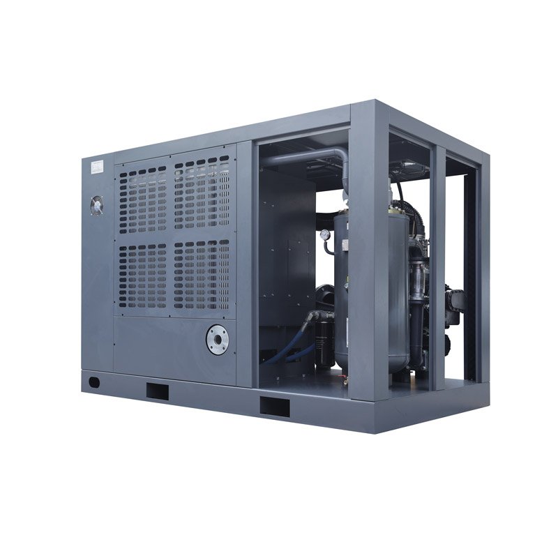 Energy Saving 22KW 37KW 110KW 132KW 160KW 200HP Dual Stage Screw Air Compressor 55KW Industrial Two Stage Air Compressor 75KW