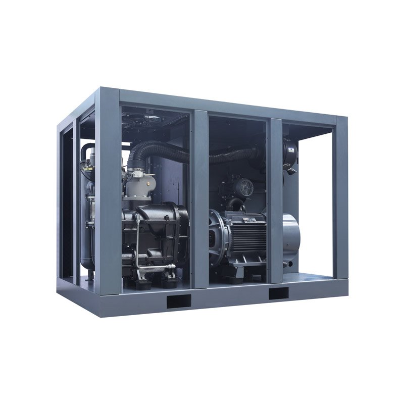 Energy Saving 22KW 37KW 110KW 132KW 160KW 200HP Dual Stage Screw Air Compressor 55KW Industrial Two Stage Air Compressor 75KW