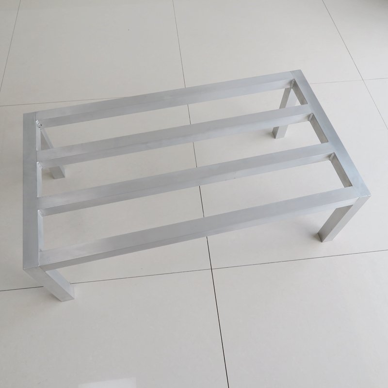 Factory Custom Heavy Duty Aluminum AC Condenser Stand Roof Top Ground Mount Air Conditioning Stand Air Conditioner Floor Bracket