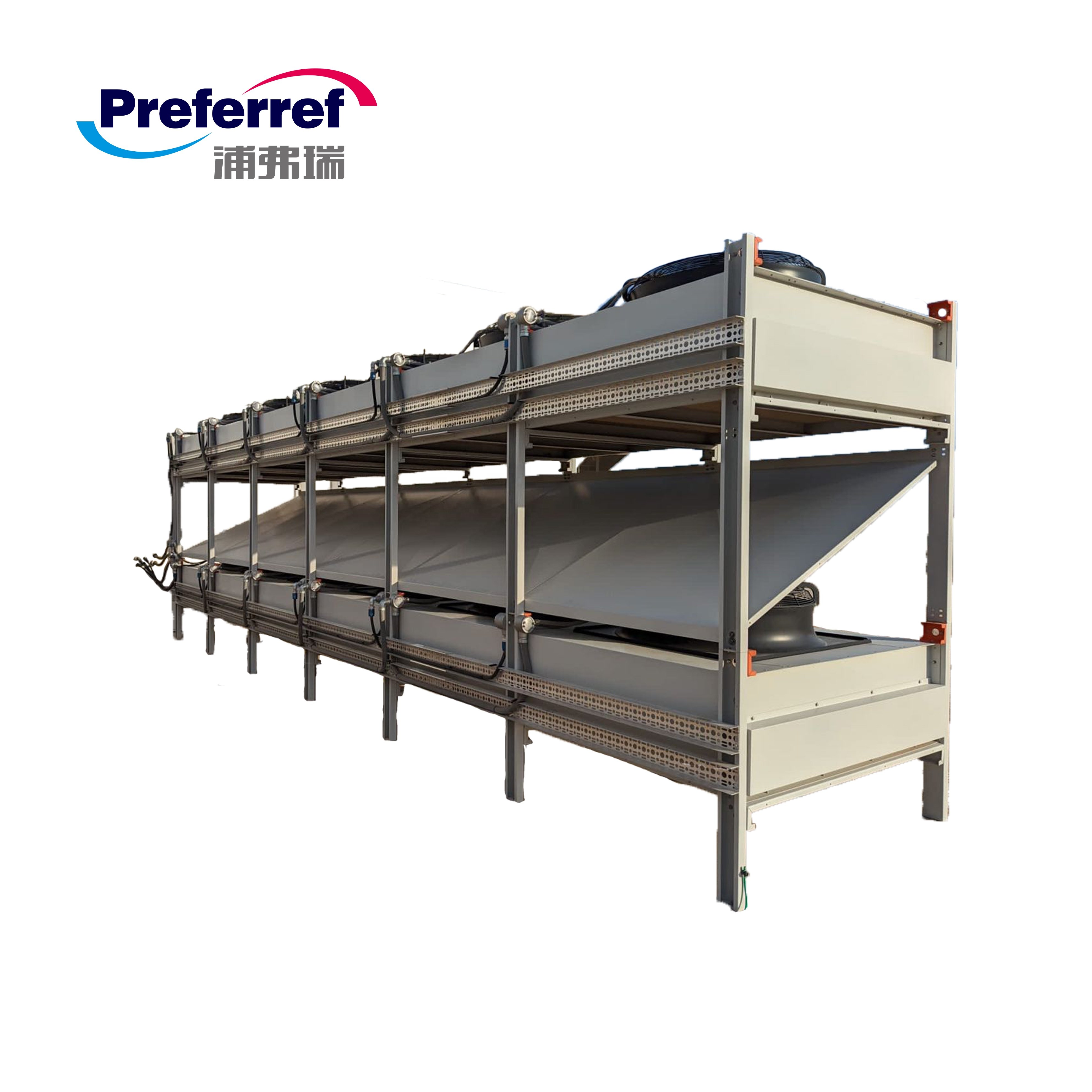 Tube Fin Adiabatic Coolers Vertical Dry Cooler for Overseas Market