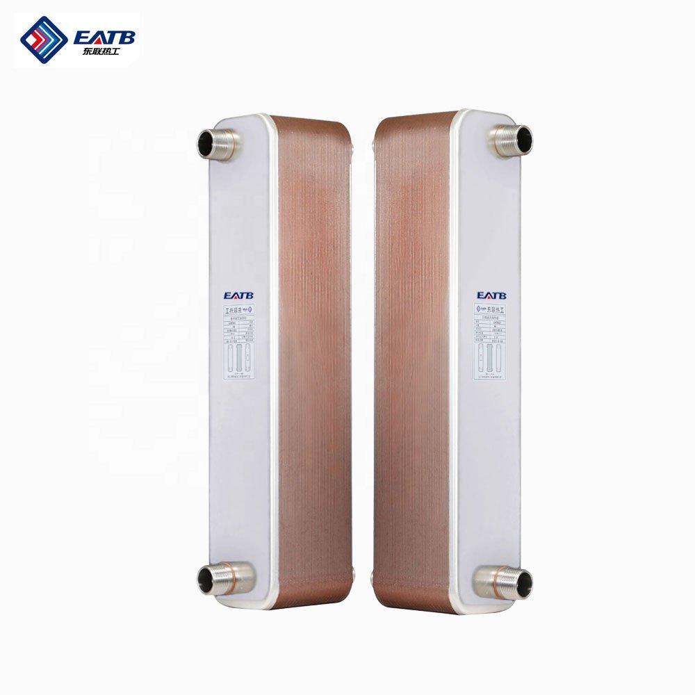 EATB61 Heater-heat-exchanger R410a-Water Condenser or Evaporator Compact Brazed Plate Heat Exchanger