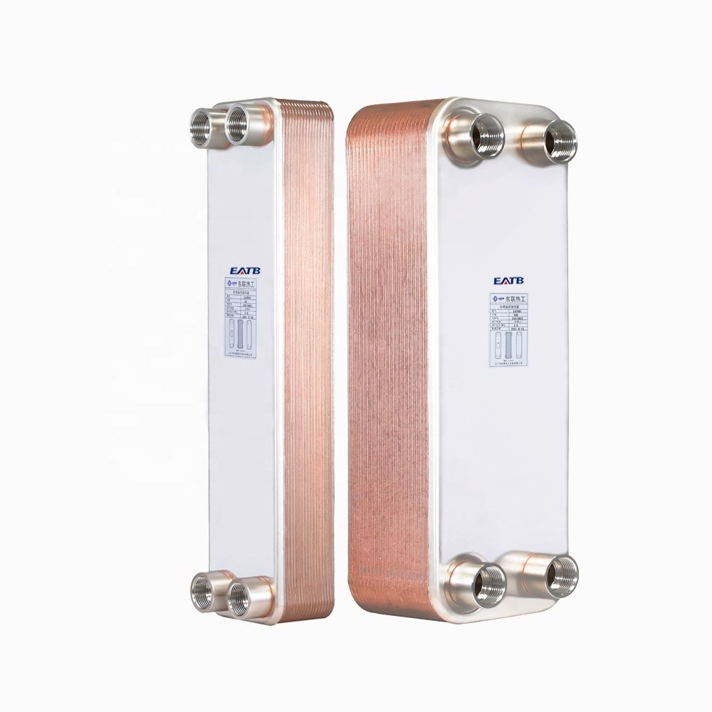 EATB61 Heater-heat-exchanger R410a-Water Condenser or Evaporator Compact Brazed Plate Heat Exchanger