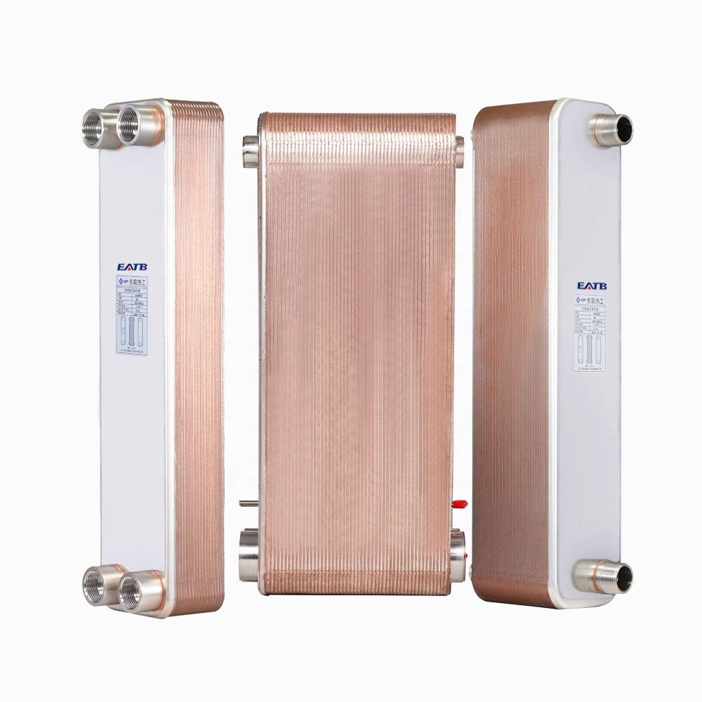 EATB61 Heater-heat-exchanger R410a-Water Condenser or Evaporator Compact Brazed Plate Heat Exchanger