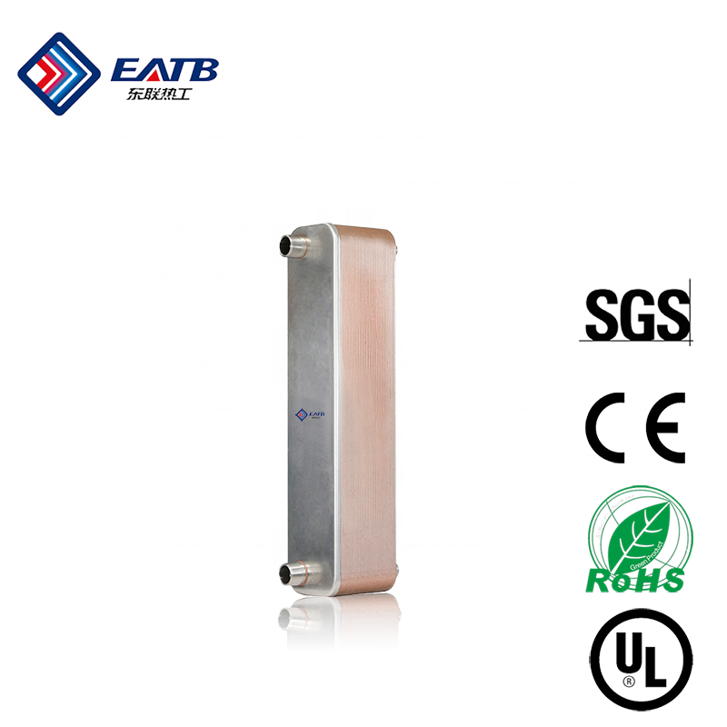 EATB61 Heater-heat-exchanger R410a-Water Condenser or Evaporator Compact Brazed Plate Heat Exchanger