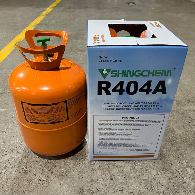 R404a, R404, R-404, 404a Refrigerant 24lb Tank. New, Full and Factory Sealed