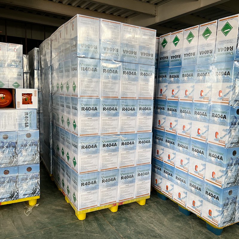 R404a, R404, R-404, 404a Refrigerant 24lb Tank. New, Full and Factory Sealed