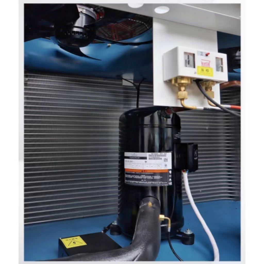 U-Shaped Air-Cooled Unit Condenser Freezing Room Copeland Scroll Compressor for Commercial and Industrial Refrigeration