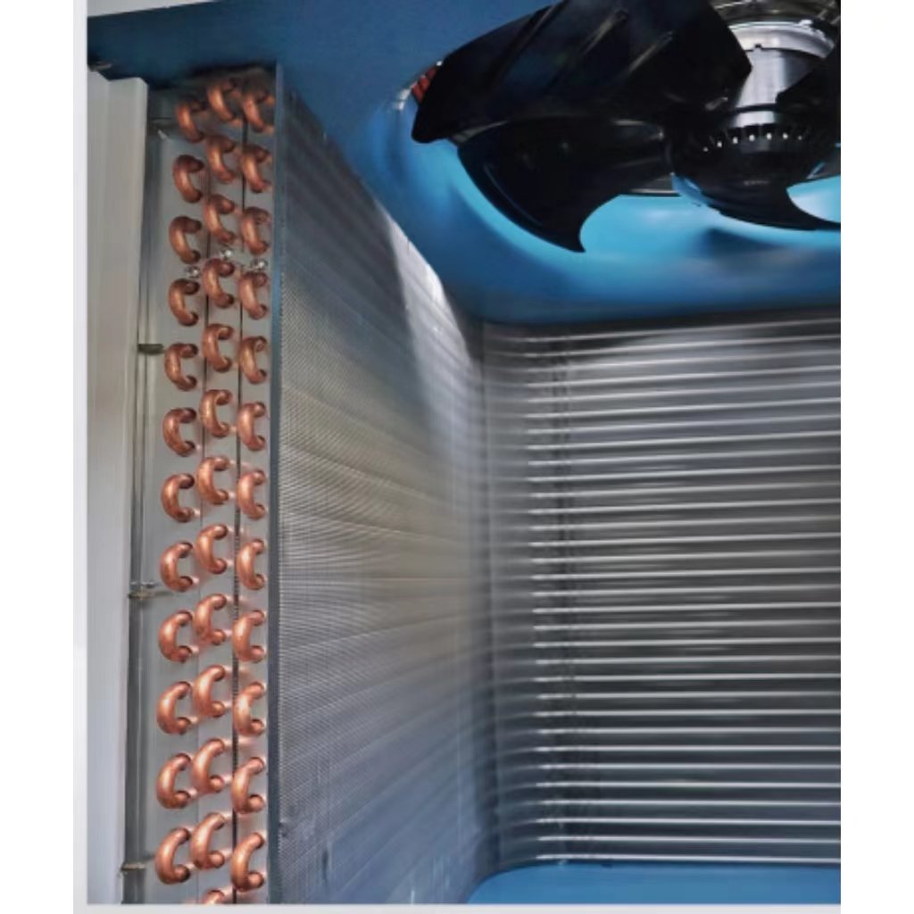 U-Shaped Air-Cooled Unit Condenser Freezing Room Copeland Scroll Compressor for Commercial and Industrial Refrigeration