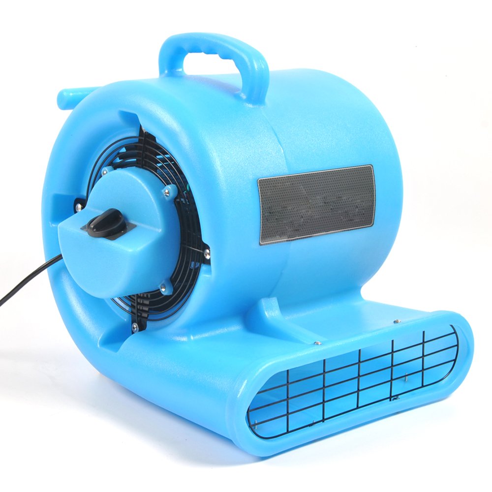 1/2 HP Cleaning Air Mover for Janitorial Water Damage Restoration Stackable Carpet Dryer Floor Blower Fan