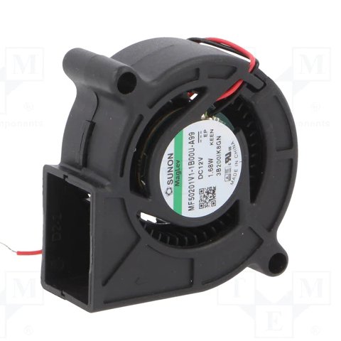 MF50201V3-1B00U-A99 5020 Blower Resistor Plastic Impeller Electric 50mm Mini Air Blower Fan for Car