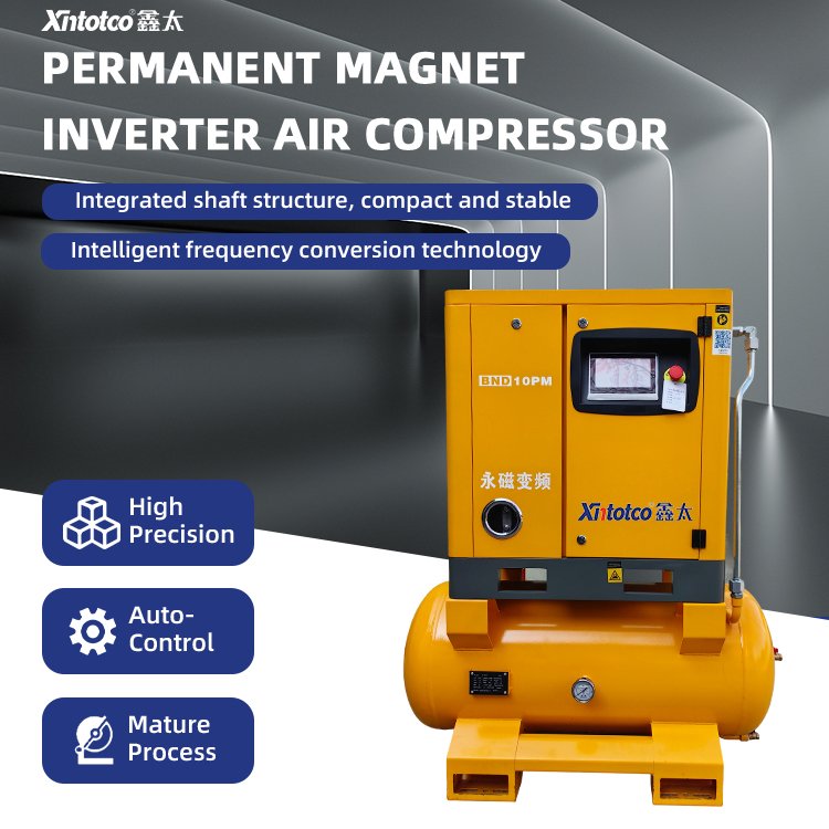 Factory Price Screw Compressor air Intelligent 7.5kw Inverter air Compressor