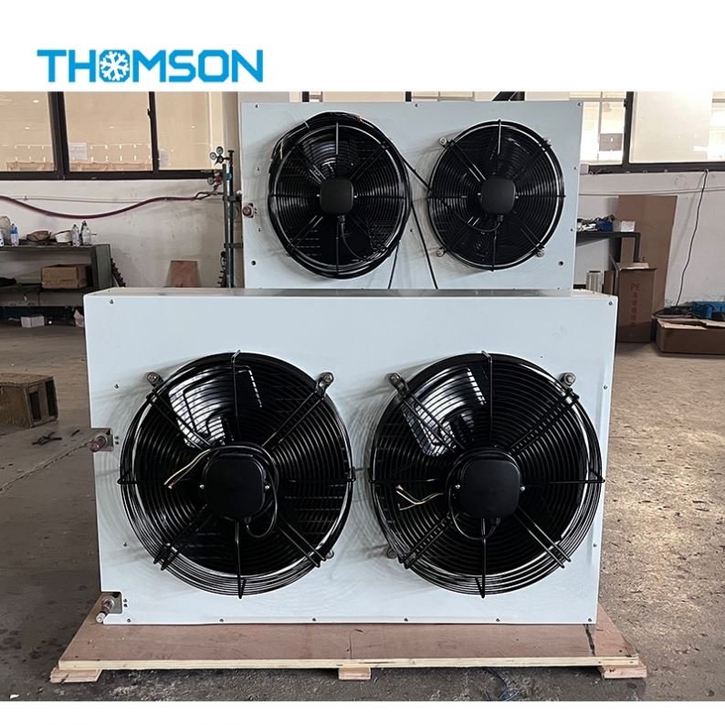 Customized White H Condenser Air-cooled Condenser With 2 Fans (Brand: WEIGUANG) Unit Cooler for Cold Room