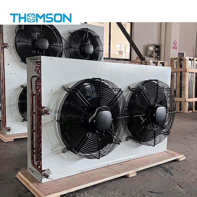 Customized White H Condenser Air-cooled Condenser With 2 Fans (Brand: WEIGUANG) Unit Cooler for Cold Room