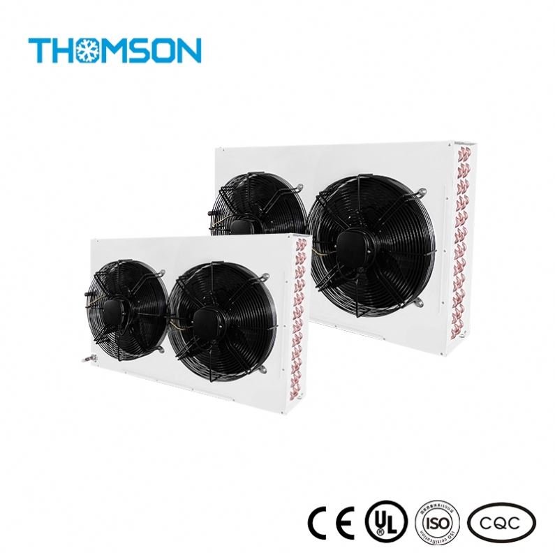 Customized White H Condenser Air-cooled Condenser With 2 Fans (Brand: WEIGUANG) Unit Cooler for Cold Room