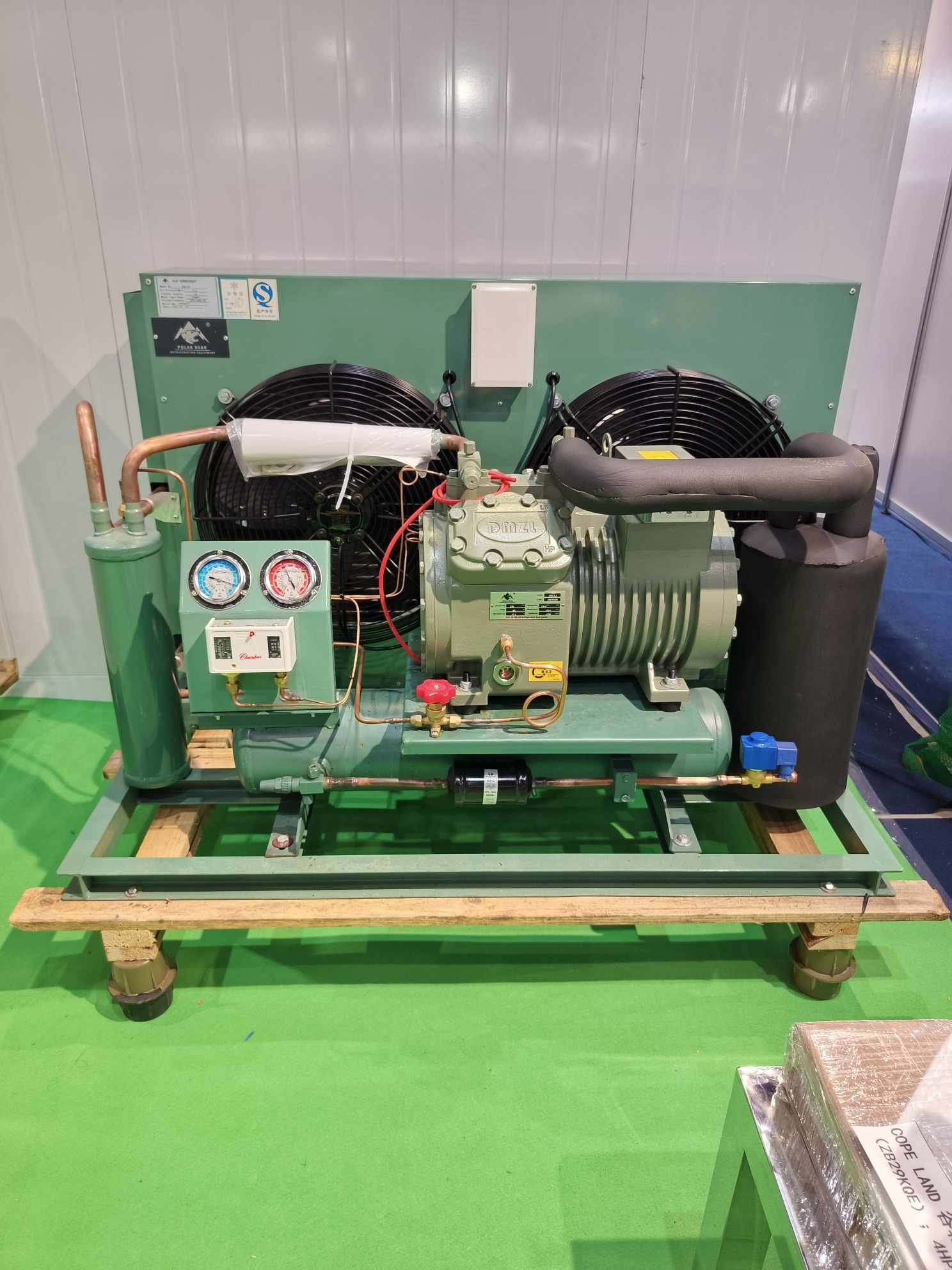 Cold Room Cold Storage High Performance Two Stage Famous Compressor Air Cooled Condensing Unit