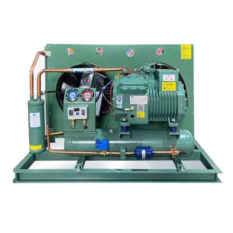 5/6/8/10/12Hp Medium Refrigeration Unit Air Cooled Open Type Cold Storage Compressor Condensing Unit