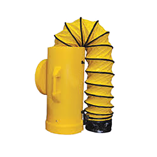 High Quality 8" PVC Ducting 25ft Hose Industrial Blower Axial Fan Durable Plastic Storage Canister Ventilation Fan Parts
