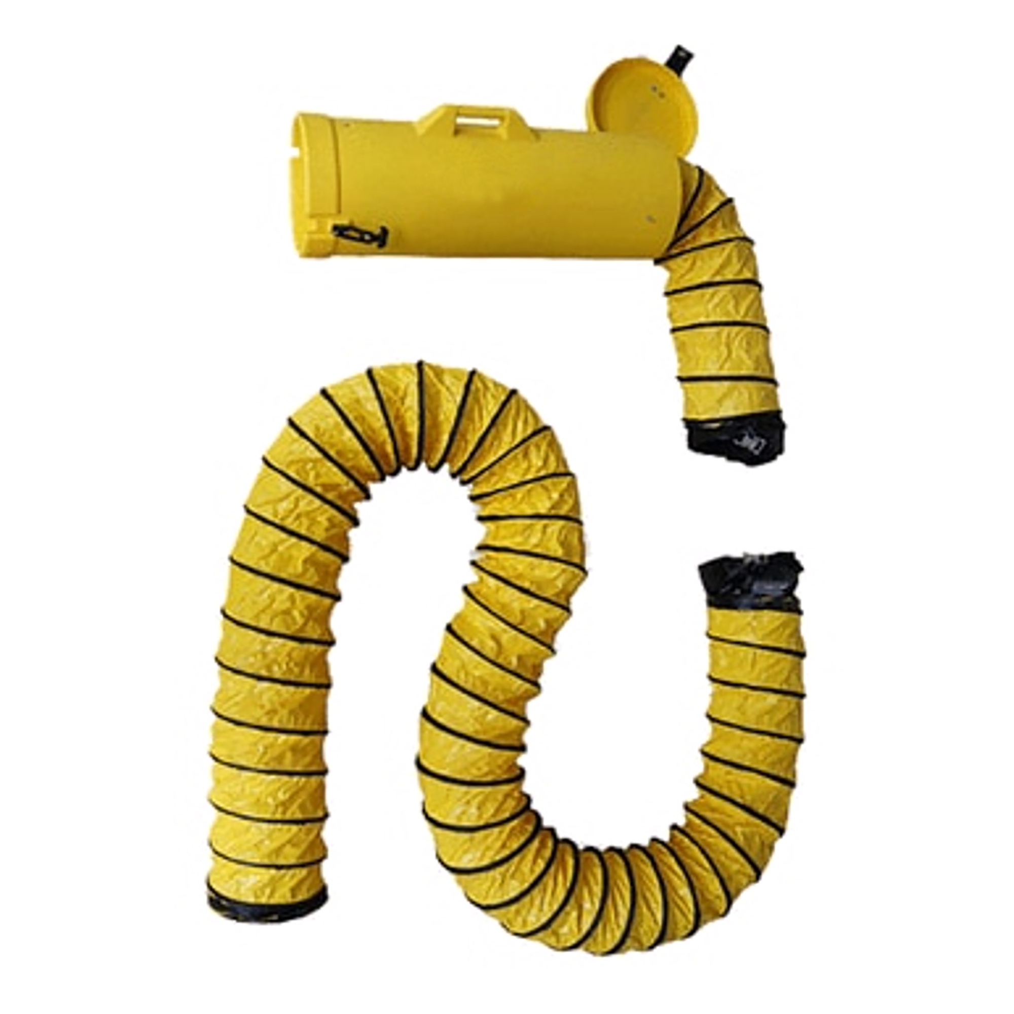 High Quality 8" PVC Ducting 25ft Hose Industrial Blower Axial Fan Durable Plastic Storage Canister Ventilation Fan Parts