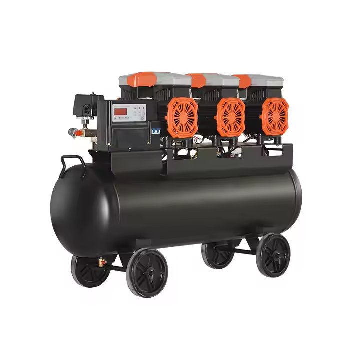 Professional Sales of Industrial Piston air Compressor 90L Best Price Electric Oil Free air Compressor