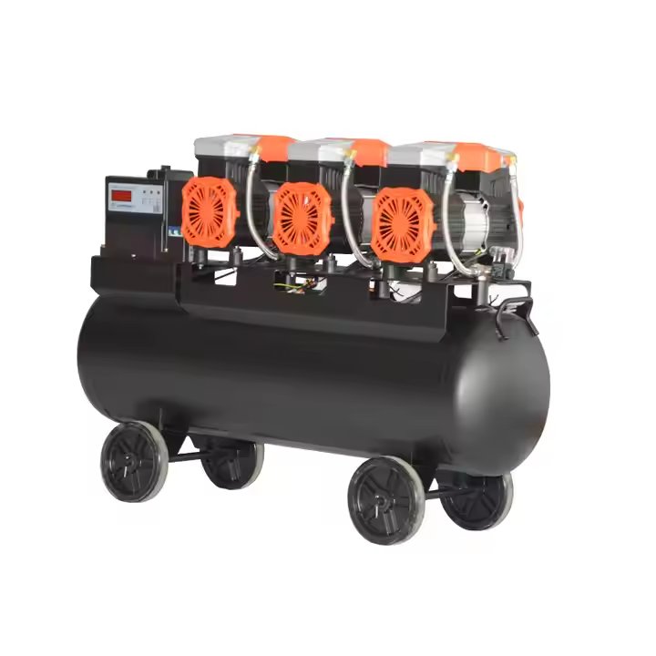 Professional Sales of Industrial Piston air Compressor 90L Best Price Electric Oil Free air Compressor