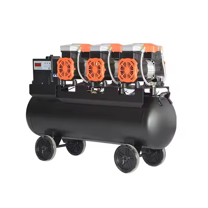 Professional Sales of Industrial Piston air Compressor 90L Best Price Electric Oil Free air Compressor