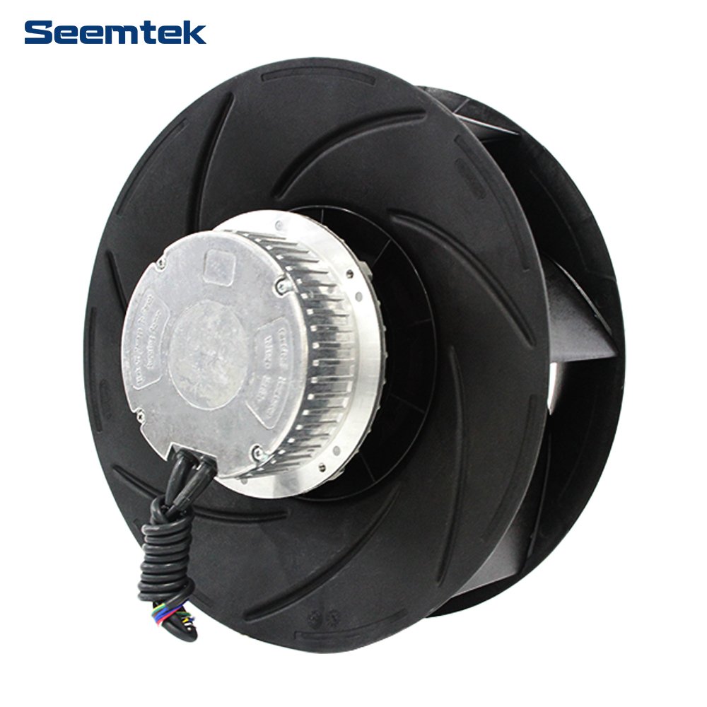 355mm EC Medium Pressure Plastic Backward Impeller Direct Drive Centrifugal Fan
