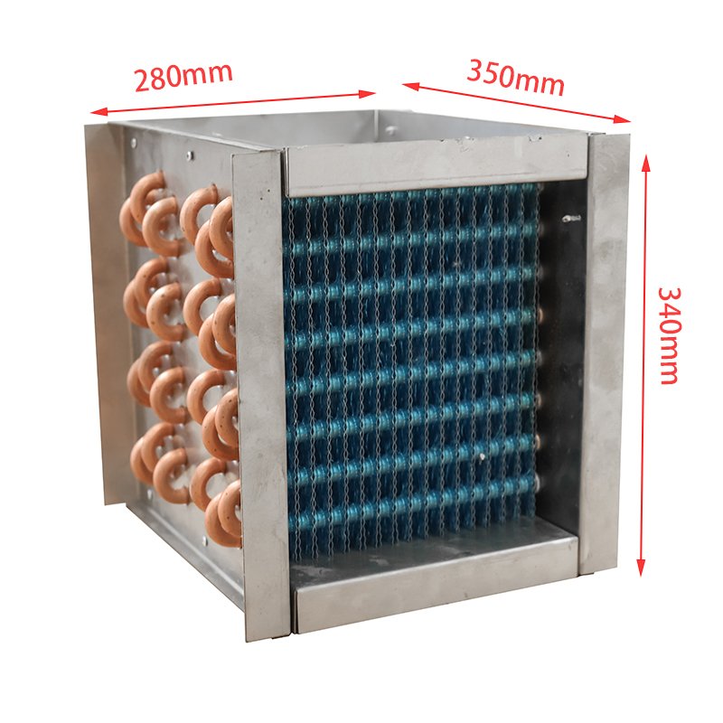 Blue Fin Copper Tube Condenser Refrigeration Evaporator Coil