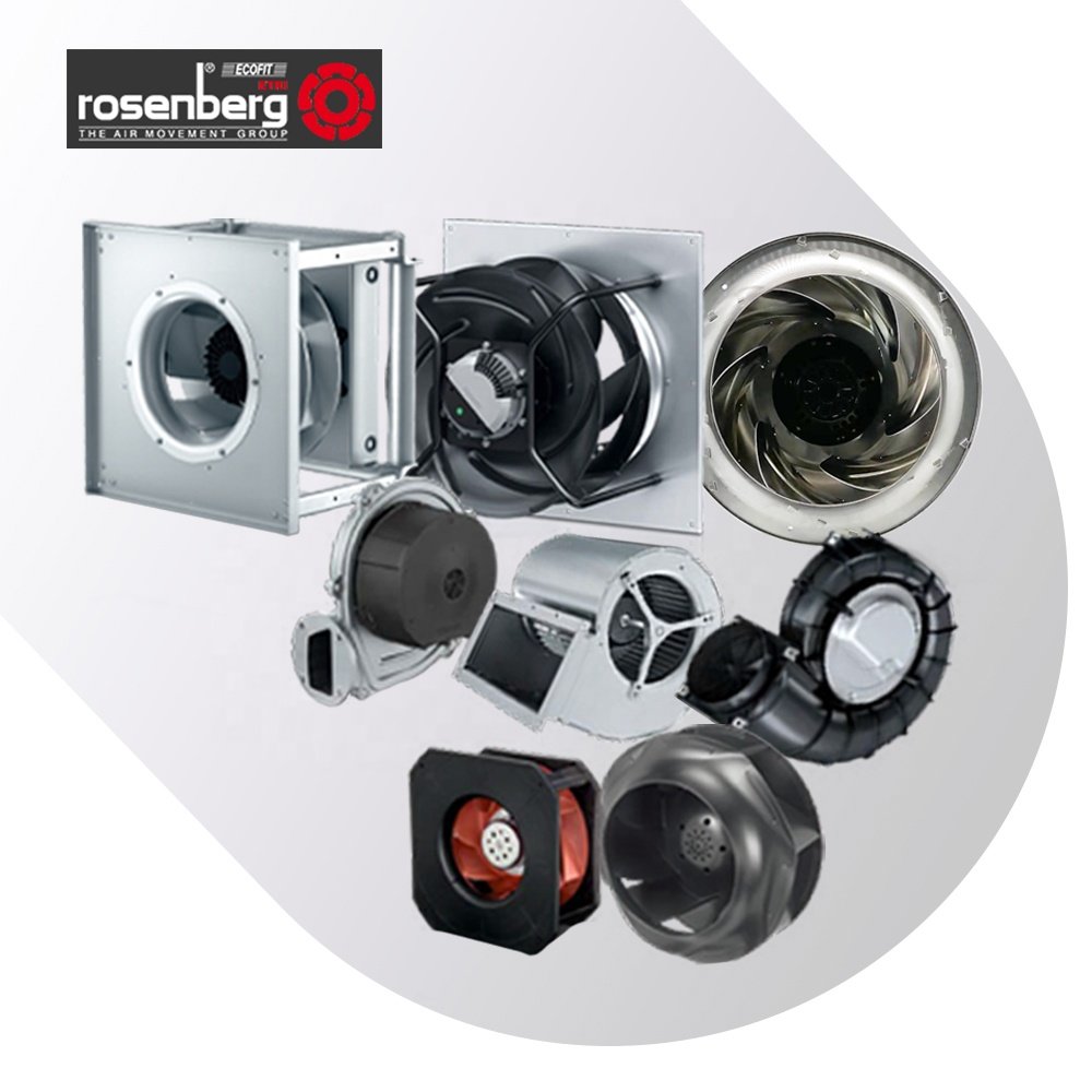 Rosenberg HVAC Fans Sufficient Stock DKHR450 DKHR400 DKHR280 Ecofit Fan 2RRE35 2GDR45 2RREU15 Etri Axial Fans