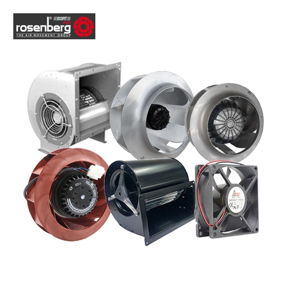 Rosenberg HVAC Fans Sufficient Stock DKHR450 DKHR400 DKHR280 Ecofit Fan 2RRE35 2GDR45 2RREU15 Etri Axial Fans