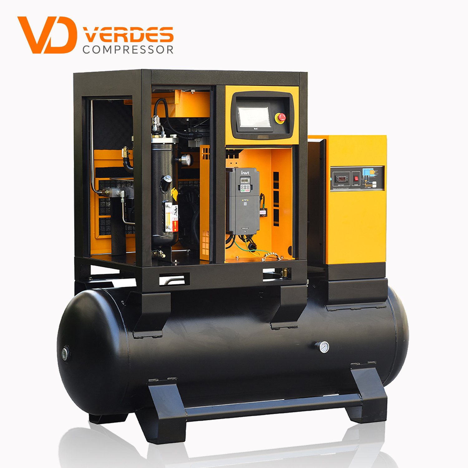 General Industrial 4 in 1 Variable Speed air Compressor Protalbe Compressor air Pump With tank 100 200l 300l 400 500l 1000l