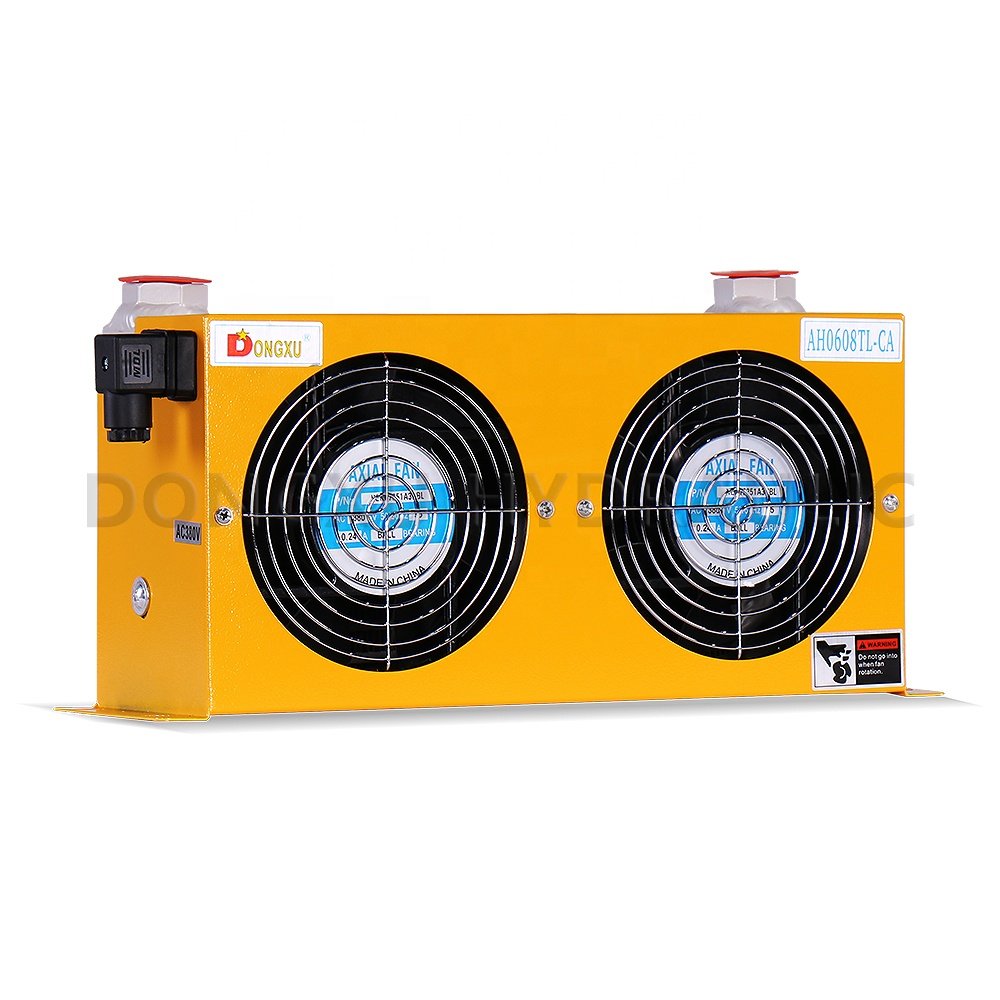 Unique Design Hot Water to Air Heat Exchanger Hydraulic Oil Cooler Case Shell Engine Oil with Blower Provided Carton Case Wooden